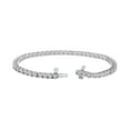 thumbnail image 4 of Round Cut Diamond Tennis Bracelet in 14K Gold, 4 of 10