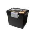 thumbnail image 1 of Storex Portable File Box with XL Lid, Black, 1 of 4