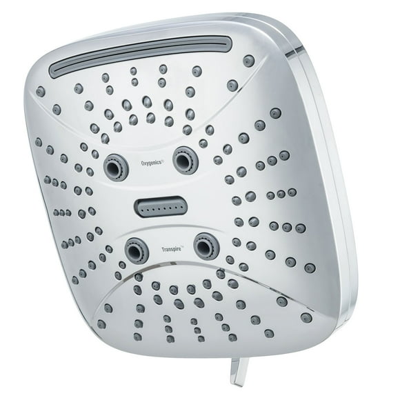 Oxygenics Transpire 5-Setting Rain Shower Head, Various Finishes