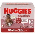 thumbnail image 1 of Huggies Nourish Baby Wipes, Cocoa & Shea Butter, 10 pk., 640 Wipes, 1 of 11