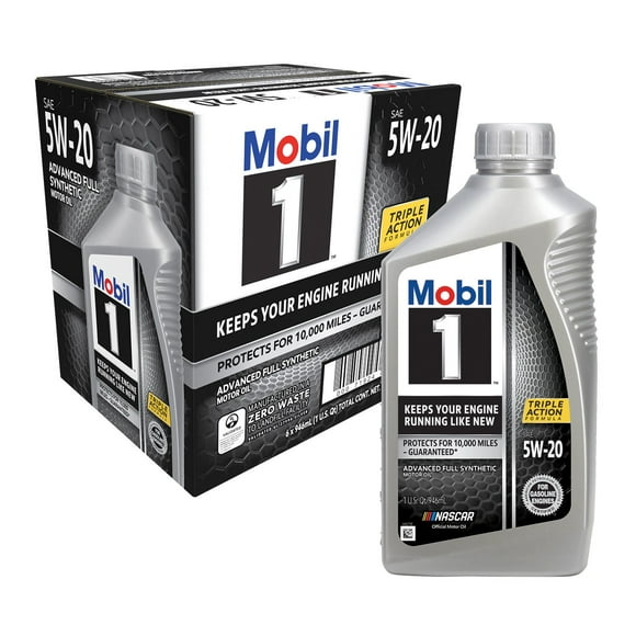 Mobil 1 5W-20 Motor Oil 6 pack, 1-quart bottles