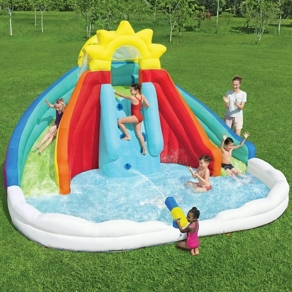 H2OGO! Rainbow Adventure Kids Inflatable Mega Water Park