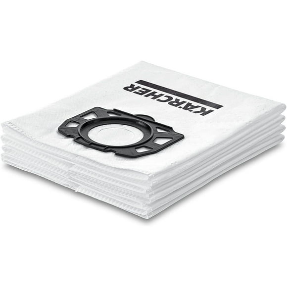 Karcher WD Wet-Dry Vacuum Replacement Fleece Filter Bags for WD Vacuum 4 Pack