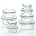 thumbnail interactive-video image 1 of Member's Mark 16-Piece Round Shape Glass Food Storage Set by Glasslock, 1 of 7