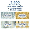 thumbnail image 4 of Member's Mark Soft and Strong 2-Ply Facial Tissues 30 boxes., 110 tissues/box, 4 of 10