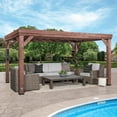 thumbnail image 1 of Backyard Discovery 14' x 10' Brockton Pergola with PowerPort, 1 of 8