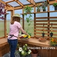 thumbnail image 3 of Backyard Discovery 11' x 7' Modern Cedar Greenhouse - DIY, 3 of 16