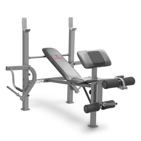 Marcy Standard Weight Bench, Butterfly Attachment & Leg Developer