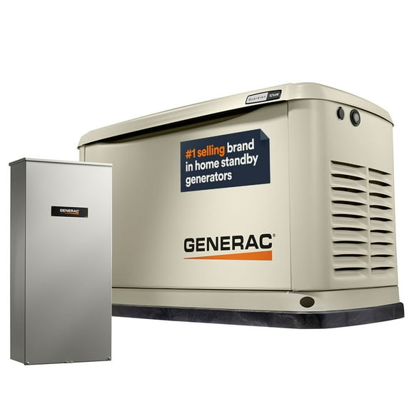 10,000 Watt Generac Standby Generator with 100 Amp Automatic Transfer Switch