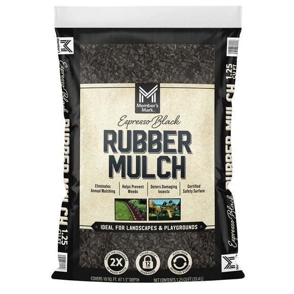 Member's Mark Rubber Mulch, 1.25 cu. ft.