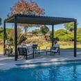 thumbnail image 1 of Backyard Discovery Louvered Pergola, Choose Size, 1 of 20
