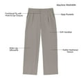 thumbnail image 5 of Member's Mark Women's Modern Wide Leg Trouser, 5 of 7