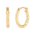 thumbnail image 3 of Hoop Earring Set in 14K Gold, 3 of 11