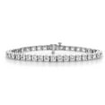 thumbnail image 1 of Round Cut Diamond Tennis Bracelet in 14K Gold, 1 of 2