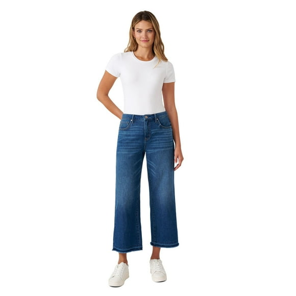 Edited by Hunter McGrady Women's Wide Leg Crop Jean