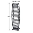 thumbnail image 5 of Deck Impressions 27" Solar Rattan Outdoor Floor Lamp, 5 of 5