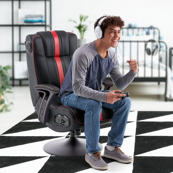 Pedestal Gaming Chair with Built-in Sound and Vibration, Assorted Colors