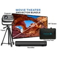 thumbnail image 2 of Fugoo Outdoor Projector & Soundbar Bundle with Tripod & 120" Foldable Screen, 2 of 13