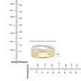 thumbnail image 5 of 1.18 CT. T.W. Baguette Cut Cross Over Diamond Band in 14K Gold, 5 of 7