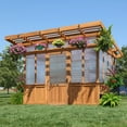 thumbnail image 1 of Backyard Discovery 11' x 7' Modern Cedar Greenhouse - DIY, 1 of 16