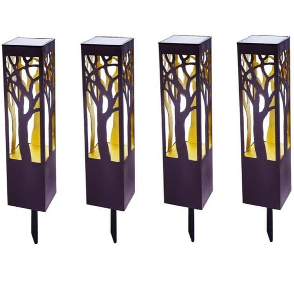 Deck Impressions Solar 12 Lumen Forest Glow Path Lights, 4-Pack
