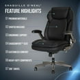 thumbnail image 4 of Shaquille O’Neal Corydon Shiatsu Massage Chair with Heat and Flip Up Arms, 4 of 11