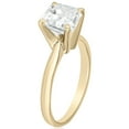 thumbnail image 2 of Princess Cut Solitaire Diamond Ring in 18K Gold, 2 of 3