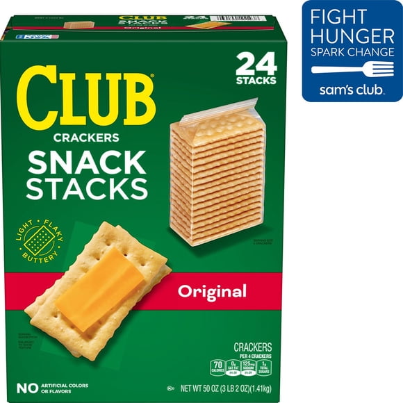 Club Crackers, Snack Stacks, 2.08 oz., 24 pk.