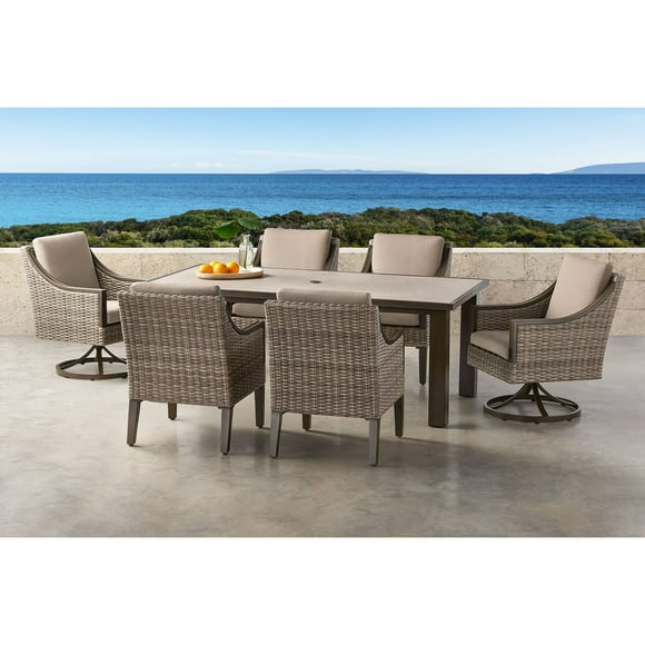 Member’s Mark St. Croix Dining Set with Sunbrella Fabric, 7pc