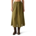 thumbnail image 1 of Steve Madden Women's Cotton Shadow Stripe Maxi Skirt, 1 of 5