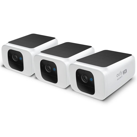 eufy SoloCam S40 Wireless Outdoor 2K Security Camera with Integrated Solar Panel, 3 Pack