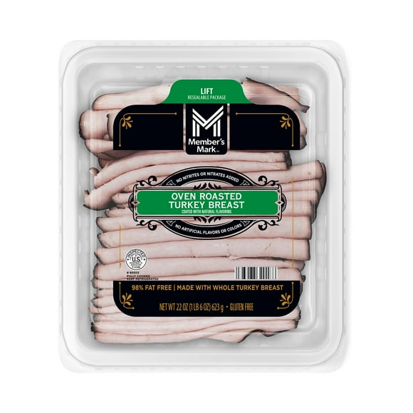 Member's Mark Oven Roasted Turkey Breast, Sliced 1 lb. 6 oz.