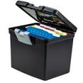 thumbnail image 4 of Storex Portable File Box with XL Lid, Black, 4 of 4