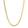 thumbnail image 1 of Herringbone Chain Necklace in 14K Gold, 1 of 9