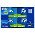 thumbnail image 2 of Ziploc Easy Open Tab Sandwich Bags, 580 ct., 2 of 7