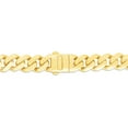 thumbnail image 2 of Miami Cuban Chain Necklace in 14K Gold, 2 of 5
