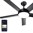thumbnail image 1 of Atomi Smart Luminus 52” 5-Blade Indoor Ceiling Fan with RGB Light & App Control, 1 of 8