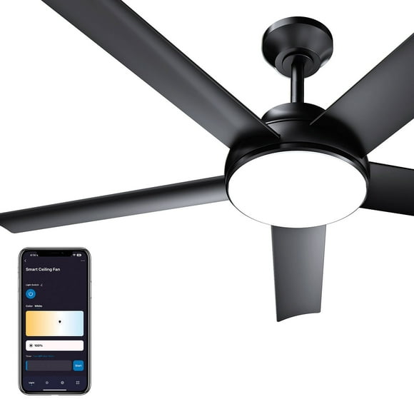 Atomi Smart Luminus 52” 5-Blade Indoor Ceiling Fan with RGB Light & App Control