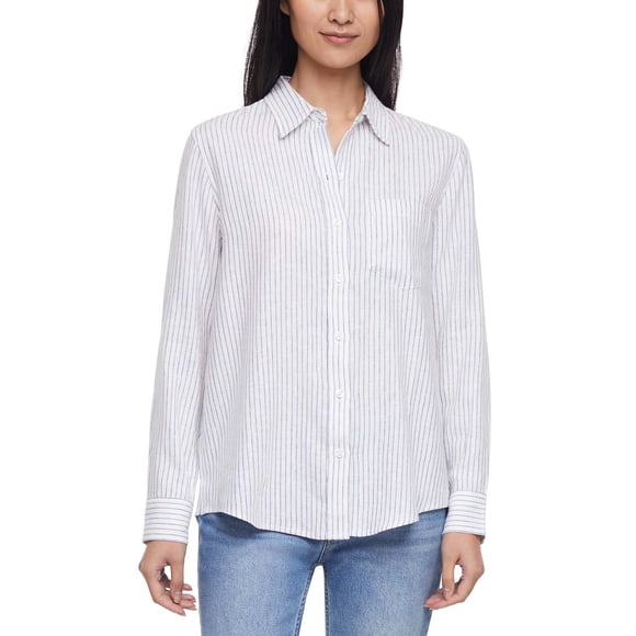 Gap Women's Linen Blend Button-Down Shirt