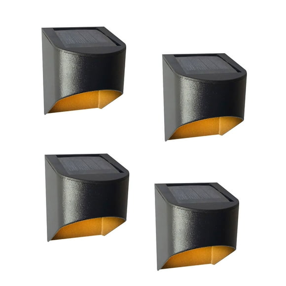 Deck Impressions Aluminum Solar Downcast Deck Lights, 4-Pack