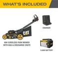thumbnail image 2 of CAT 60V 21" Brushless Walk Behind Push Mower, 2 of 13