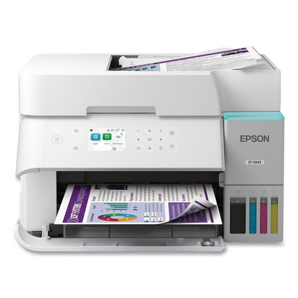 Epson EcoTank ET-3943 Special Edition Wireless All-in-One Supertank Color Printer, 2 Bonus Black Ink Bottles