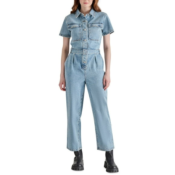 Steve Madden Women's Denim Jumpsuit