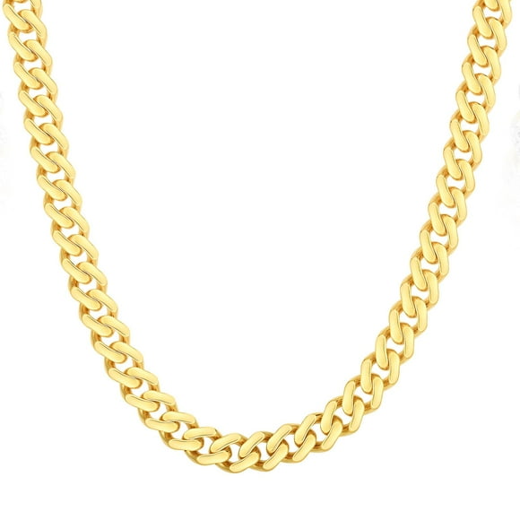 Miami Cuban Chain Necklace in 14K Gold