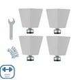 thumbnail image 2 of Seville Classics UltraHD 6" Tall Leveling Feet with Rubber Base, Set of 4 or 6, 2 of 8