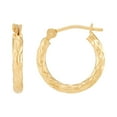 thumbnail image 4 of Hoop Earring Set in 14K Gold, 4 of 11