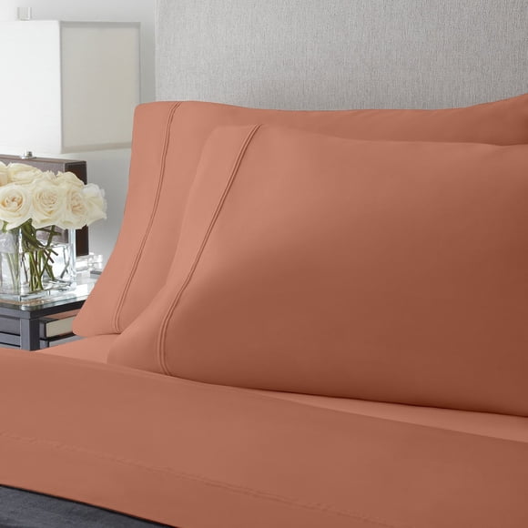 Member’s Mark 2-Pack 700-Thread-Count Egyptian Cotton Solid Pillowcases, Assorted Sizes