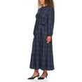thumbnail image 2 of Lands' End Women's Flannel Tiered Maxi Dress, 2 of 5