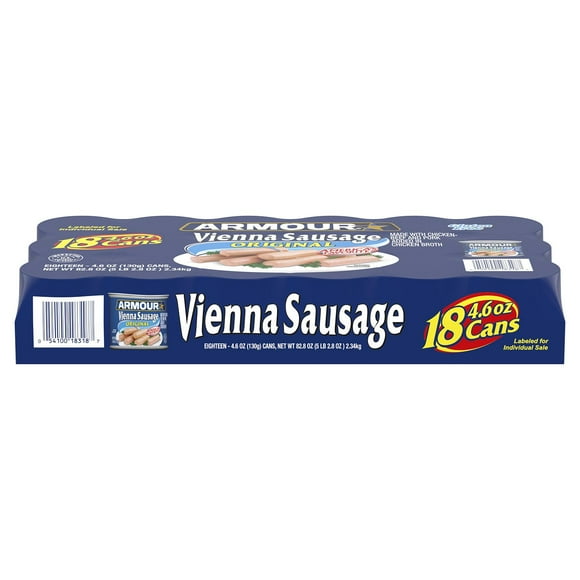 Armour Vienna Sausage, 4.6 oz., 18 ct.