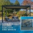 thumbnail image 2 of Backyard Discovery Louvered Pergola, Choose Size, 2 of 20